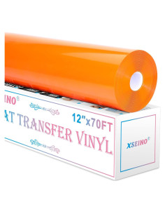 Vinilo de Transferencia de Calor XSEINO Naranja 30.48 cm x 21.34 m