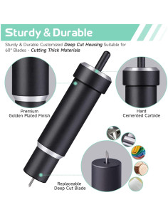 Paquete de Accesorios GO2CRAFT para Cricut Explore/Maker, 21 Piezas 2