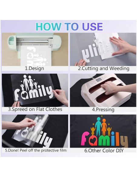 Vinilo de Transferencia de Calor 3D Puff Yikda 30.48cm x 1.83m Rojo