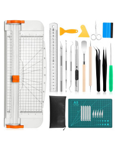 Kit de Herramientas de Desmalezado Famomatk 27PCS para Manualidades