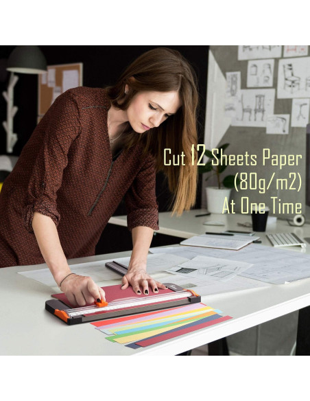 Cortadora de Papel Firbon A4 38x14.5 cm con Seguridad Automática