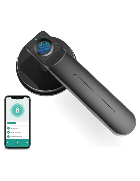 Cerradura Biometrica Foxgard FDA01 con Control APP y Huella Digital