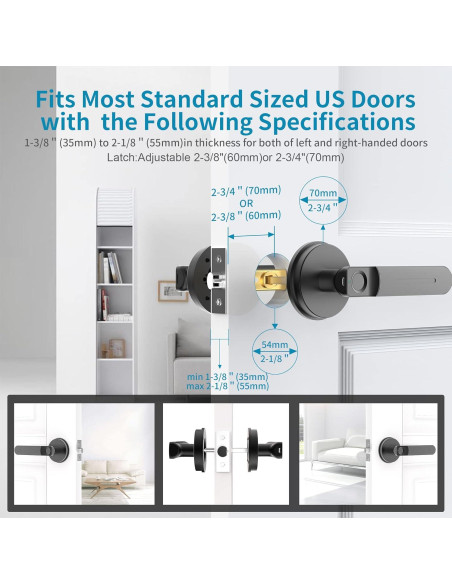 Cerradura Biometrica Foxgard FDA01 con Control APP y Huella Digital