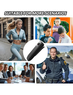 Mini Cámara Corporal 1080P Eastfatkun con 32GB y Detección de Movimiento 2