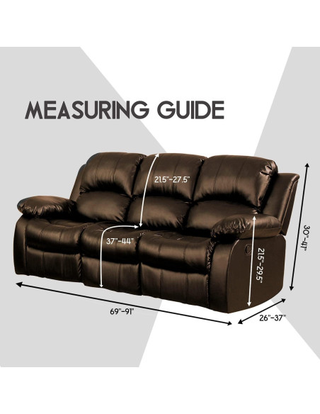 Cubre Sofá Recliner ULTICOR Jacquard 8 Piezas 3 Asientos Negro