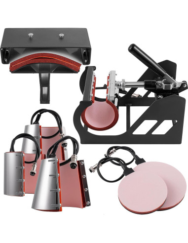 Máquina de Prensa de Calor 8 en 1 Topdeep 30x38 cm