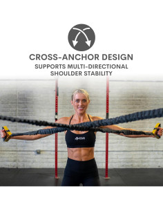 Cuerdas de Resistencia 4KOR Fitness - Ejercicio Hombros 1.36 kg 2