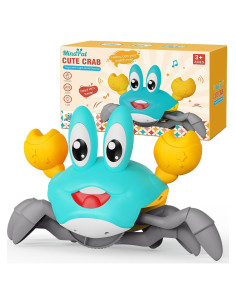Juguete Cangrejo Rueda MindPal con Música y Luz LED Verde