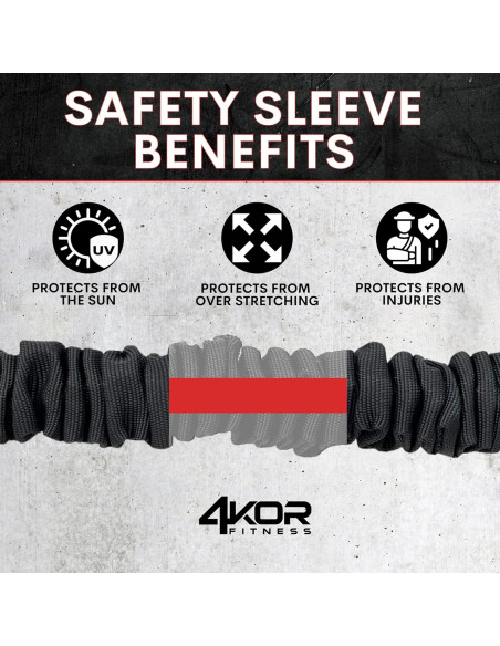 Cuerdas de Resistencia 4KOR Fitness - Ejercicio Hombros 1.36 kg