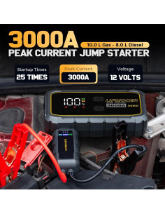Arrancador de Salto LIFMOCER GS300 - 3000A 12V para Vehículos 2
