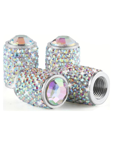 Tapas de Válvula de Neumático alpmosn - 4 Piezas Brillantes