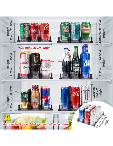 Dispensador de Latas Automático BingoHive Negro 12 Latas