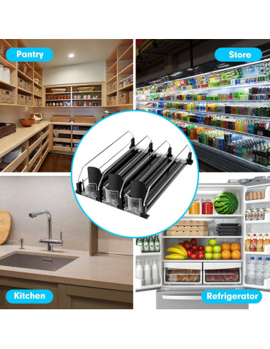 Dispensador de Latas Automático BingoHive Negro 12 Latas