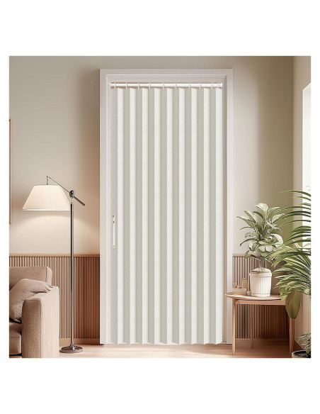 Cortina Acordeón Blackout AJAZZ 44x78 cm Beige