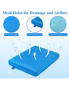 Cojín para Asiento de Ducha Anycosy Mediano Antideslizante 2