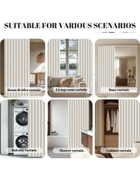 Cortina Acordeón Blackout AJAZZ 44x78 cm Beige