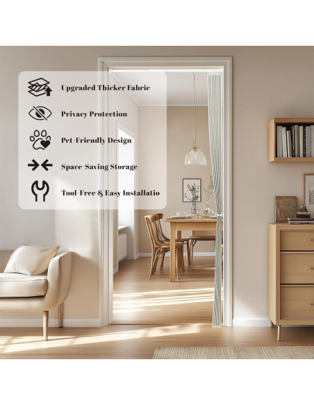 Cortina Acordeón Blackout AJAZZ 44x78 cm Beige