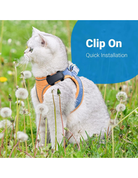 Accesorio de Arnés Tractive GPS Cat 4 para Gatos XL - Negro