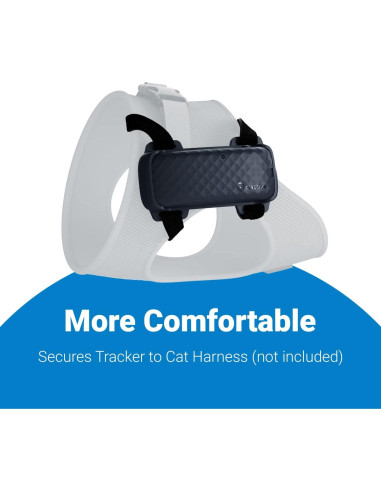 Accesorio de Arnés Tractive GPS Cat 4 para Gatos XL - Negro