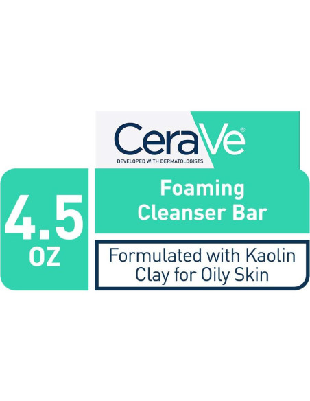 Barra Limpiadora Espumosa CeraVe 127g para Piel Grasa