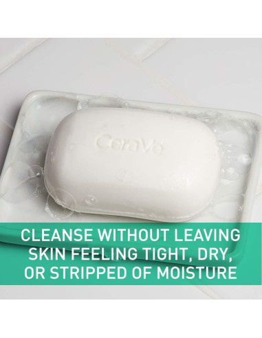 Barra Limpiadora Espumosa CeraVe 127g para Piel Grasa