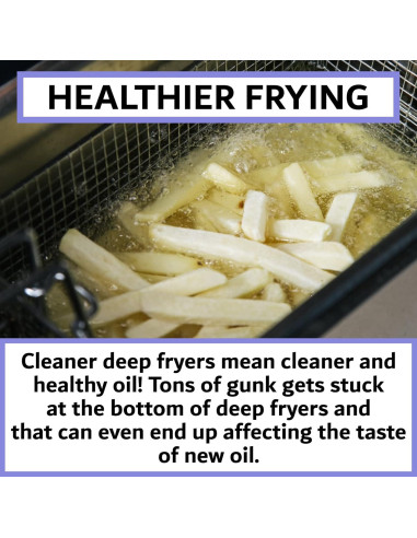 Cepillo de limpieza para freidoras FryOilSaver B53C - Alta temperatura