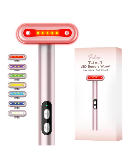 Masajeador Facial LED 7 Colores Shenzhen Ls-001 Rosa Masajeador Facial LED 7 Colores Shenzhen Ls-001 Rosa
