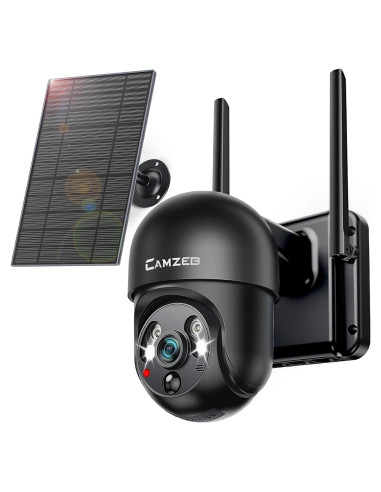 Cámara de Seguridad 4G LTE Solar Camzeb 3MP Inalámbrica