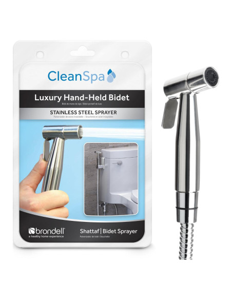 Bidet de Mano Brondell CSL-40 Acero Inoxidable Plata