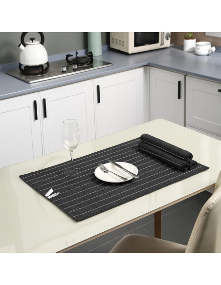 Juego de Toallas de Cocina y Paños de Platos Puomue 12 Pzas Microfibra