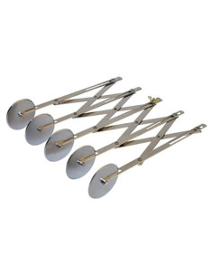 Divisor de Masa Ajustable Winco 5 Ruedas Acero Inoxidable