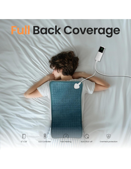 Almohadilla Calefactora GYENNO 60x30 cm 9 Niveles Calor