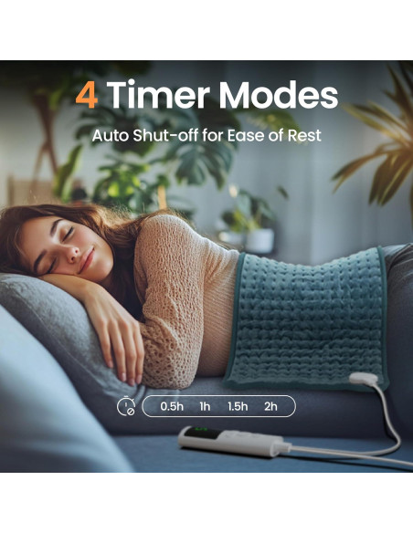 Almohadilla Calefactora GYENNO 60x30 cm 9 Niveles Calor