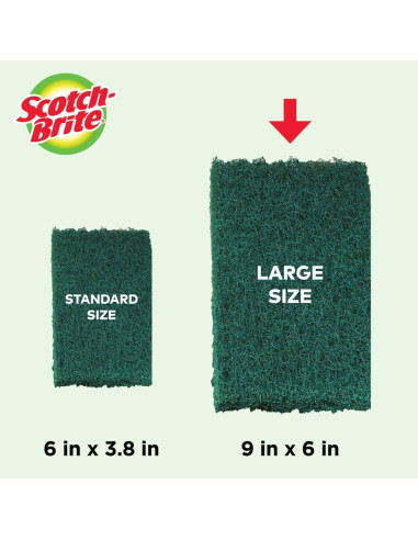 Almohadillas de limpieza Scotch-Brite 220-8-CC, 8 unidades