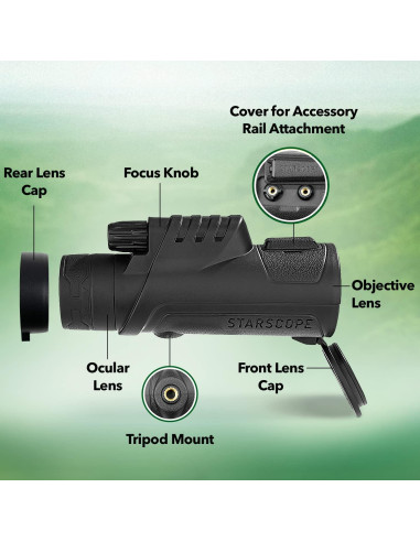 Monocular Starscope Pro 10x42 para Smartphone - Impermeable