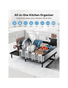 Estante Secador de Platos SUNLY Expandible Acero Inoxidable 304 2