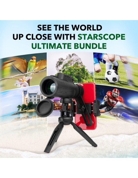 Monocular Starscope Pro 10x42 para Smartphone - Impermeable