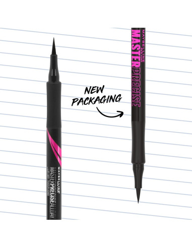 Delineador Líquido Impermeable Maybelline Master Precise Negro 2ml