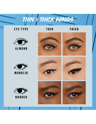 Delineador Líquido Impermeable Maybelline Master Precise Negro 2ml