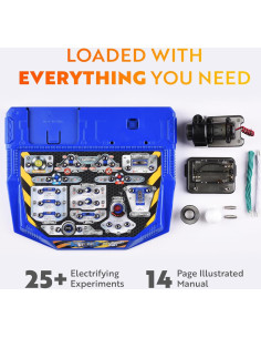 Kit de Placas de Circuito Eléctrico Playz - 25 Experimentos STEM 2