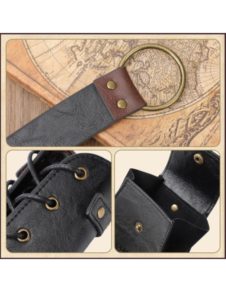 Set de Accesorios Medievales Berenlu - Cinturón y Muñequera
