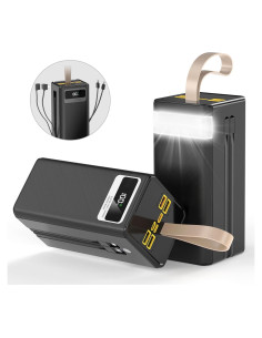 Cargador Portátil 60000mAh Power Bank 22.5W Carga Rápida