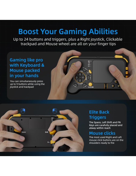 IFYOO GTP01P Touchpad Inalámbrico para Juegos - Negro