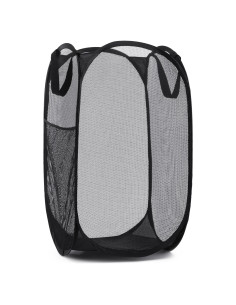 Cesta Plegable Handy Laundry 60L Malla Transpirable Negra