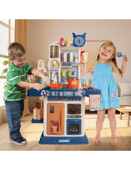 Cocina de Juguete RedCrab para Niños 75cm con Luz y Sonido