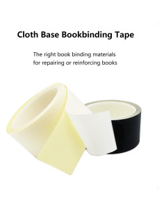 Cinta de Encuadernación de Libros Topiverse 61 cm x 7.32 m Negra 2