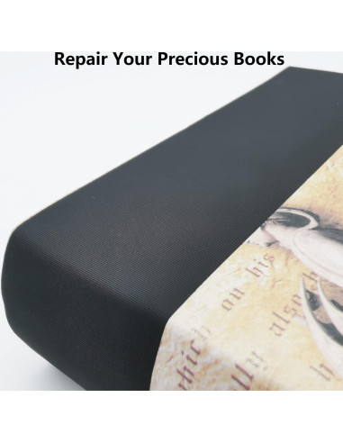 Cinta de Encuadernación de Libros Topiverse 61 cm x 7.32 m Negra
