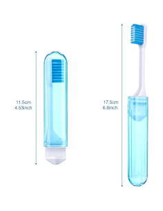 Set de 4 Cepillos de Dientes de Viaje Patelai Plegables 2