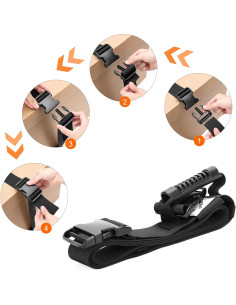 Correa de Transporte JIPIMON Ajustable para Cajas Pesadas 0.29kg 2