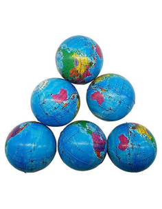 Pelotas Antiestrés Squeezables Sohapy 6 PCS Multicolor 6.3 cm